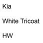 Preview: Kia, White Tricoat, HW.